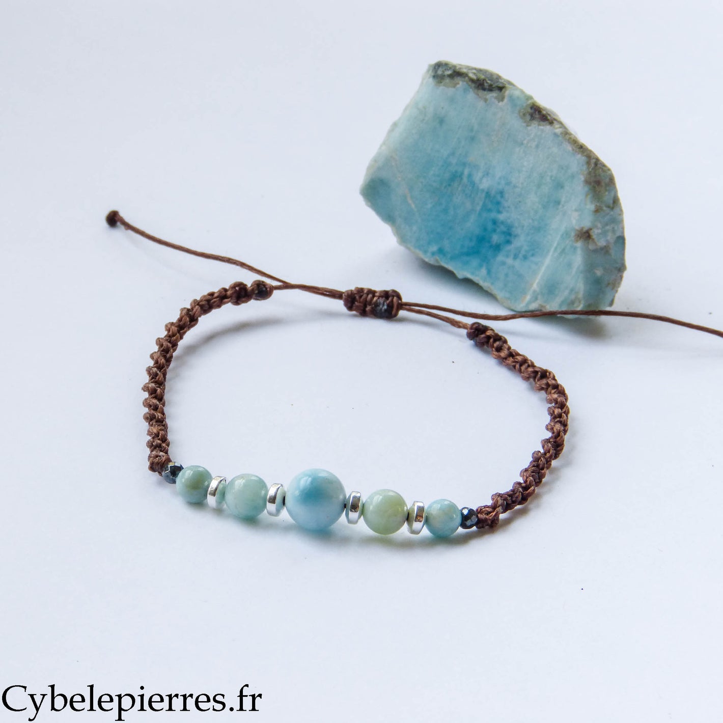Bracelet réglable Larimar