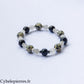 Anchoring and Protection Bracelet - Tourmaline, Labradorite, and Dalmatian Jasper (6 and 8mm) - 19cm [🔥Last item!]