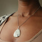 Pendentif Péristérite (Labradorite blanche) - 30 mm