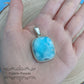 Pendentif Carré - Larimar Extra (25mm)