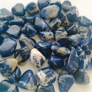Sodalite roulée  - Brésil