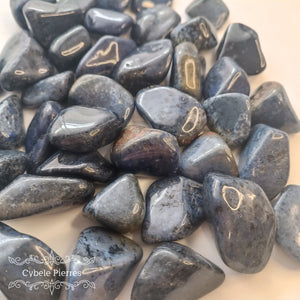 Dumortiérite pierre roulée – Namibie | Assurance et Clarté