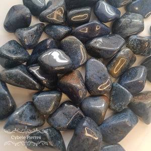 Dumortiérite pierre roulée – Namibie | Assurance et Clarté