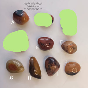 Sardonyx roulée - Madagascar