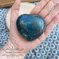 B- Coeur d'Apatite bleue XL - Madagascar