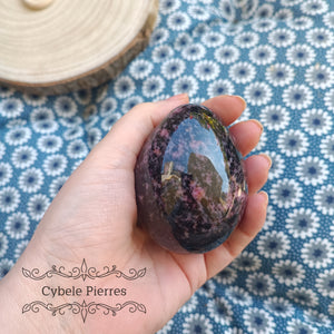 Oeuf Rhodonite (65mm)  - Mexique