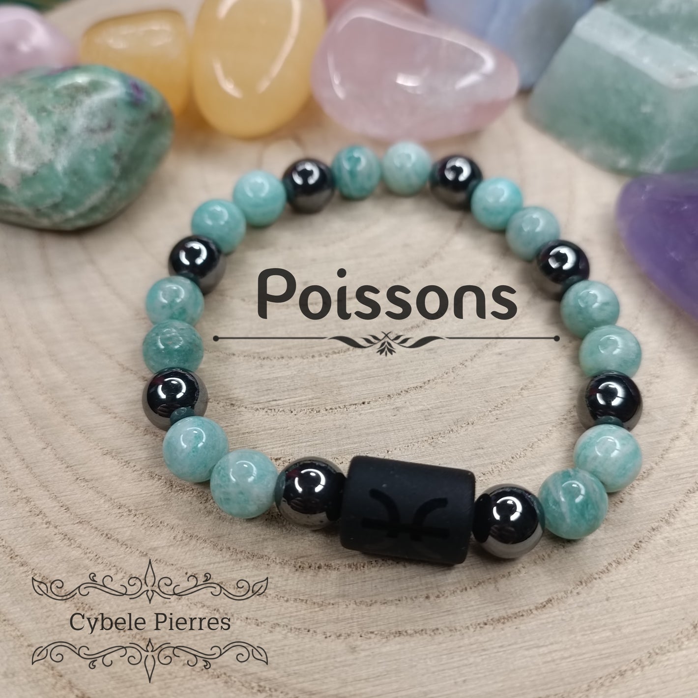 Bracelet Astrologie - Poissons - 19cm