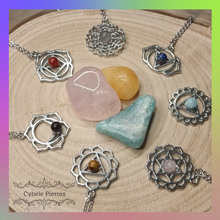 Charger l&#39;image dans la galerie, Pendentif 7ème Chakra - Labradorite