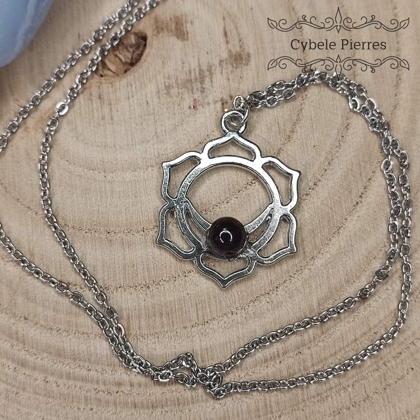Pendentif 2ème Chakra - Grenat