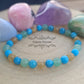 Bracelet  Motivation - Aventurine verte,  Apatite Bleue et Jaune (6mm) - 18cm
