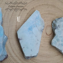 Charger l&#39;image dans la galerie, Tranche de Larimar Qualité Extra (rare) - Rép. Dominicaine