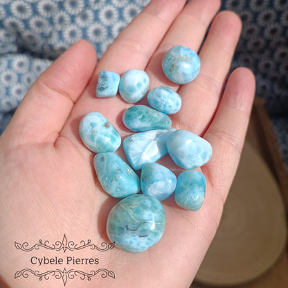 Larimar roulée Extra  Qualité - Rép. Dominicaine