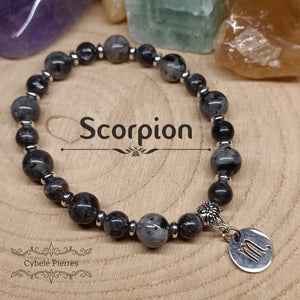 Bracelet Astrologie - Scorpion- 18cm