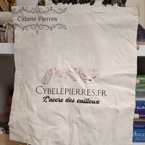 Tote-bag By Cybelepierres - Chats et Cristaux roses