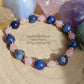 Bracelet Cupidon -Sodalite & Quartz rose (6 et 8mm) - 17cm