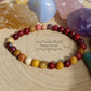 Bracelet Mookaite  (6mm) - 18cm