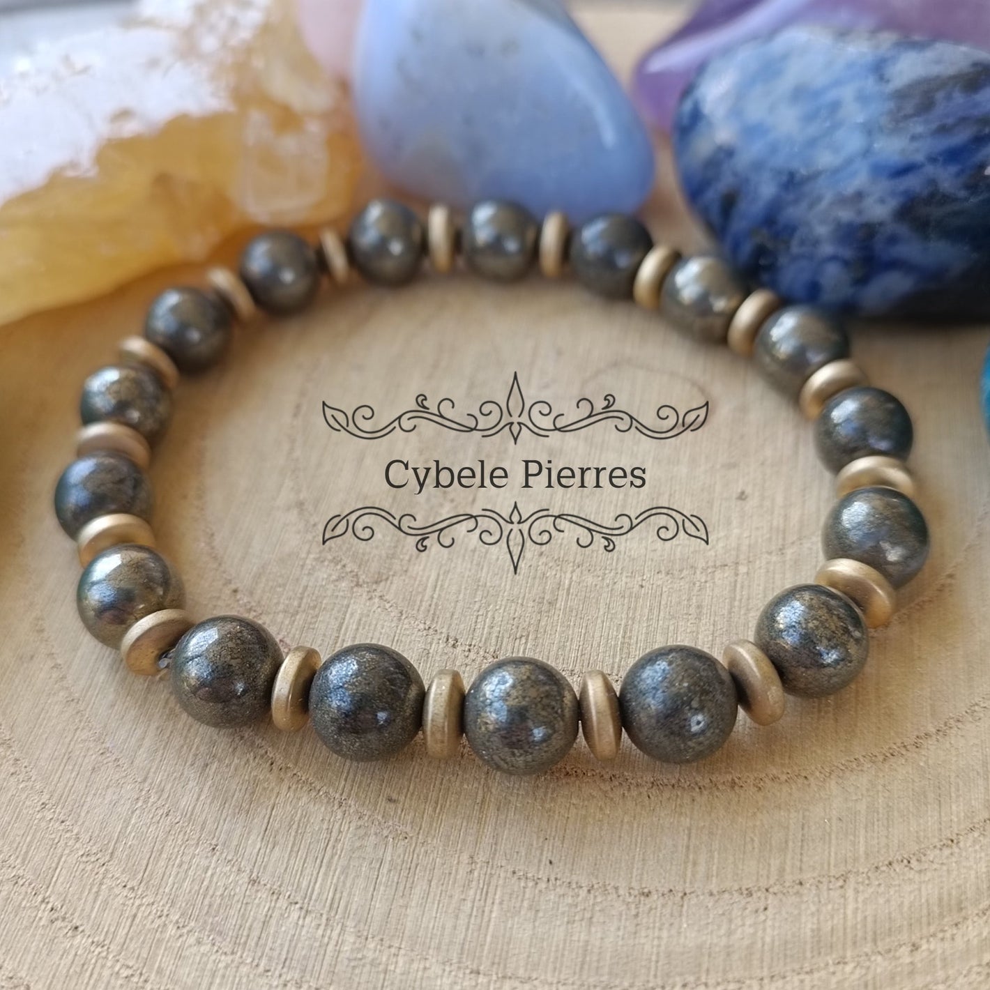 Bracelet Pyrite (8mm) - 18cm