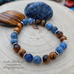 Bracelet Sodalite & Oeil de tigre (8mm) - 18cm