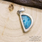 D.Pendentif - Larimar Extra (2cm) - lune