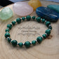 Bracelet Malachite (6 et 8mm) - 18cm