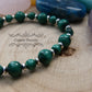 Bracelet Malachite (6 et 8mm) - 18cm