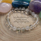 Bracelet Cristal de Roche (8mm) - 17cm