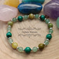 Bracelet Enchanteur - Malachite, Opale verte et Aventurine verte (6 et 8mm) - 19cm