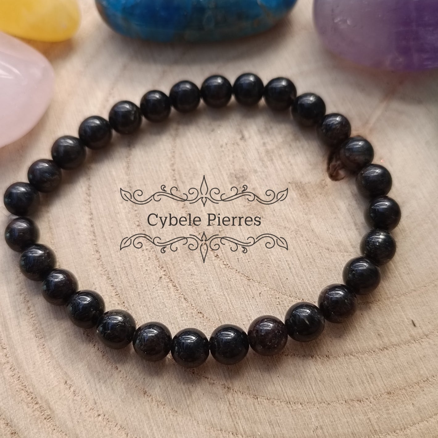 Bracelet Astrophyllite (6mm) - 17cm