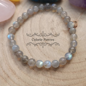 Bracelet Labradorite extra  (6mm) - 18cm