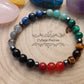 #6 Bracelet Homme "7 Chakras" (8mm) 19cm