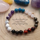 #3 Bracelet "7 Chakras" (8mm) - 19cm