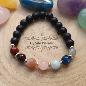 #5 Bracelet "7 Chakras" (8mm) - 17cm