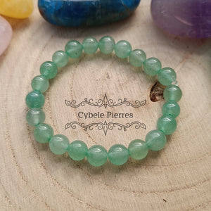 Bracelet enfant - Aventurine verte (6mm) - 14cm