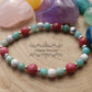 Bracelet Radieux - Howlite, Thulite et Amazonite (6 et 8 mm) - 18cm