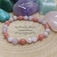 Bracelet Hathor - Kunzite extra et Rhodochrosite (4 et 6mm) - 17cm