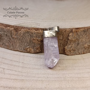 Pendentif Kunzite brute