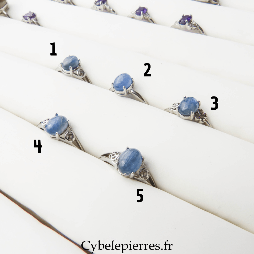 Bague Cyanite - 10mm | Clarté et Expression - Cybele Pierres