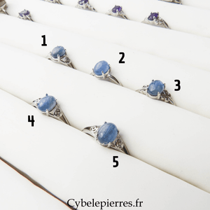 Bague Cyanite - 10mm | Clarté et Expression - Cybele Pierres