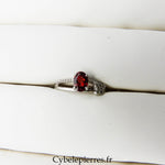 Bague Grenat (8mm) - Énergie et Vitalité - Cybele Pierres