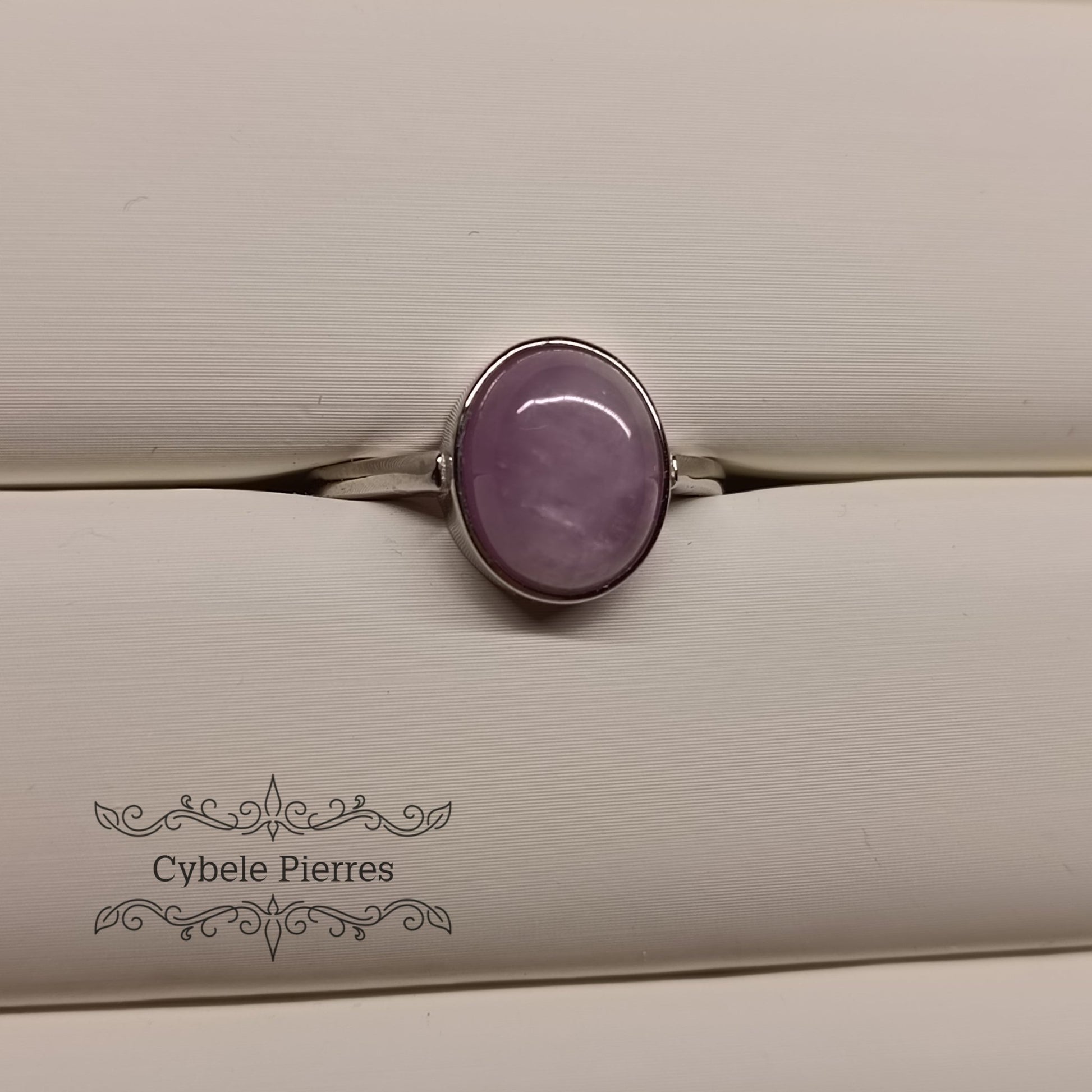 Bague Kunzite - 10mm - Cybele Pierres