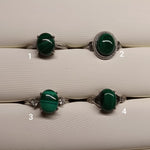 Bague Malachite - 10mm - Cybele Pierres