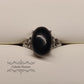 Bague Obsidienne noire - 10mm - Cybele Pierres