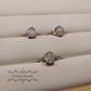 Bague Péristérite (Labradorite blanche) - 10mm - A choisir - Cybele Pierres