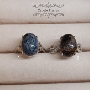 Bague Pietersite - 10mm - Cybele Pierres