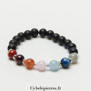 #5 Bracelet "7 Chakras" (8mm) - 18cm