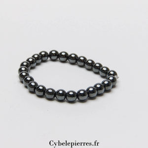 Bracelet Hématite (6mm) - Taille enfant 14 cm | Ancrage et Confiance