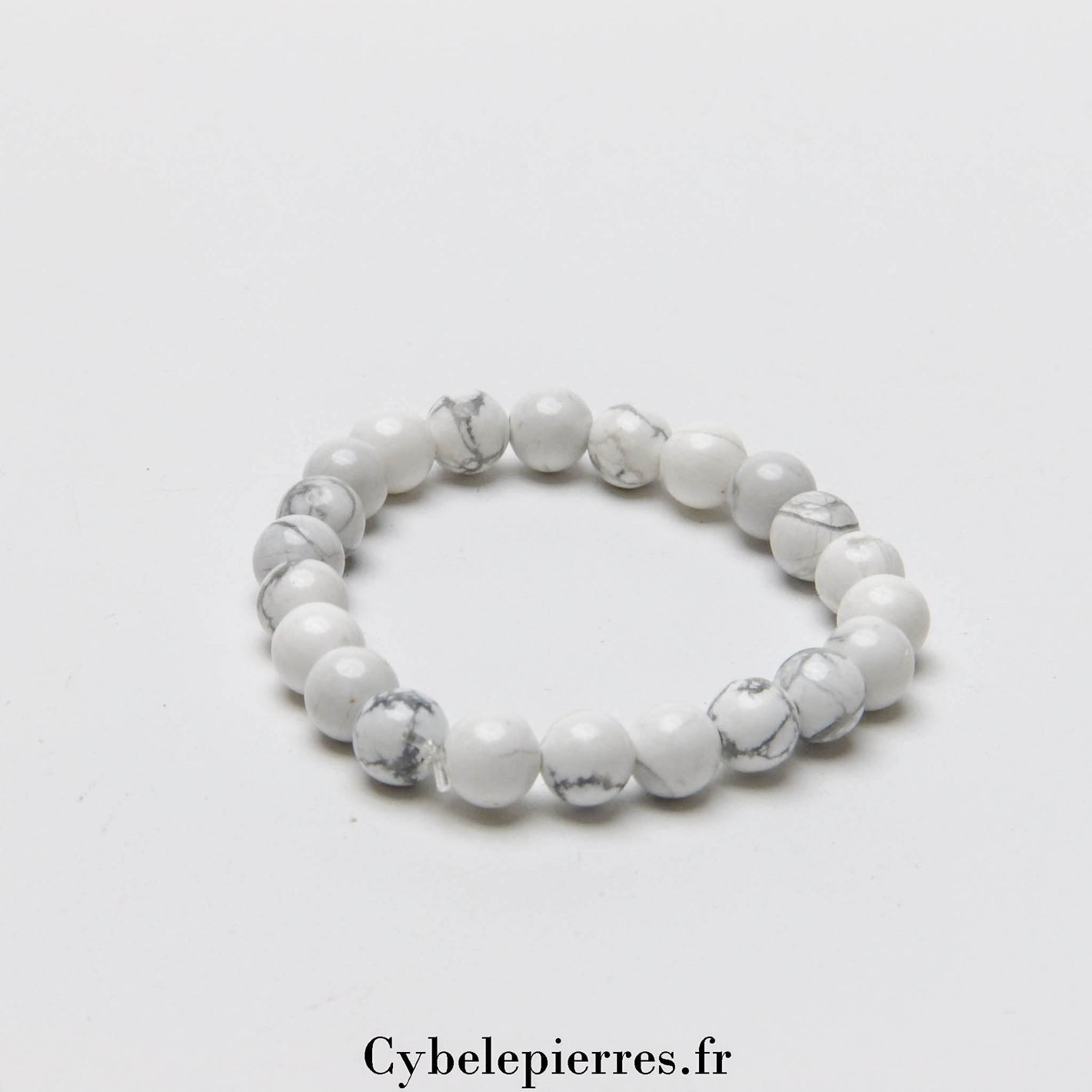 Bracelet Enfant - Howlite (6mm) - 14cm