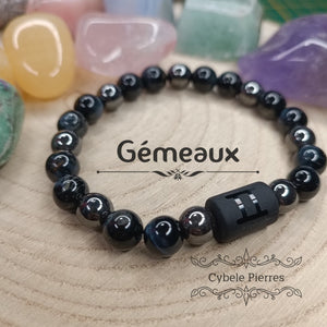 Bracelet Astrologie - Gémeaux - Cybele Pierres