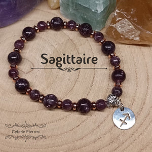 Bracelet Astrologie - Sagittaire - 18cm - Cybele Pierres