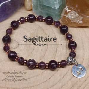 Bracelet Astrologie - Sagittaire - 18cm - Cybele Pierres
